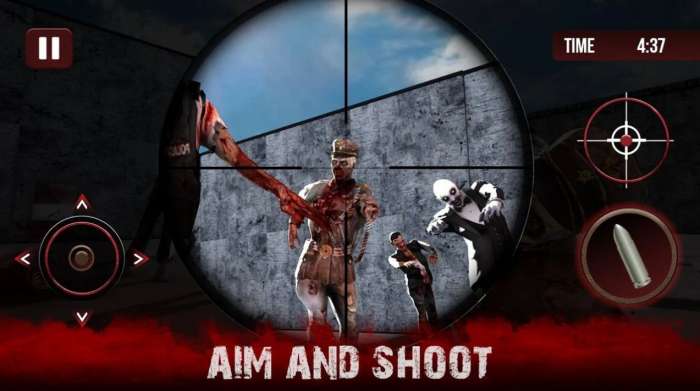 Zombie City Shooting Games图2