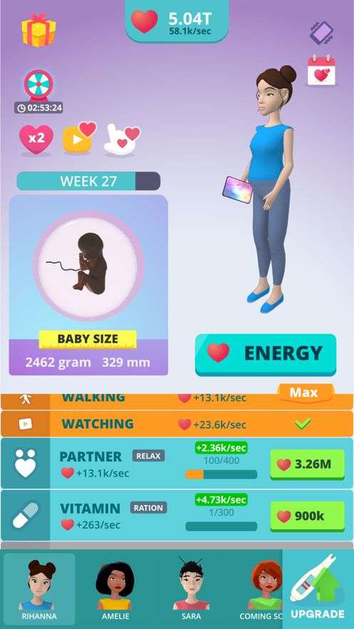 Pregnancy Idle Simulator 3D图1